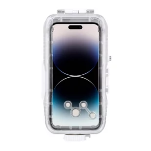 Plastikowe wodoodporne etui Puluz na iPhone 14 Plus/Pro Max/13 Pro Max/12 Pro Max/11 Pro Max (biały) - Etui i futerały do telefonów - miniaturka - grafika 2