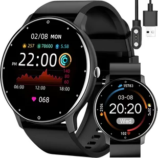 Retoo ZL02 Czarny - Smartwatch - miniaturka - grafika 1