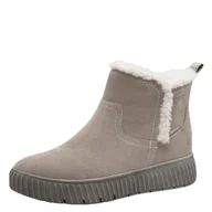Śniegowce damskie - TAMARIS Damskie Comfort WL Boot Duo-tex śniegowce, LT Grey, 37 EU, szary (lt grey), 37 EU - miniaturka - grafika 1