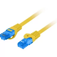 Kable komputerowe i do monitorów - LANBERG Kabel sieciowy LAN RJ45 RJ45 1 m Żółty - miniaturka - grafika 1