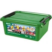 Pociągi dla dzieci - Brio Kolejka drewniana- przewóz towarowy zestaw - miniaturka - grafika 1