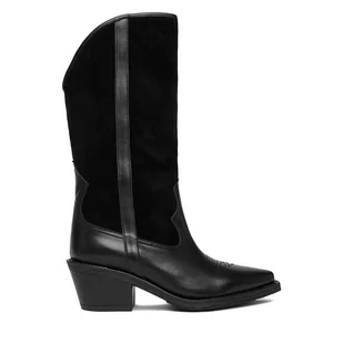 Kozaki Badura EO-BAYLOR-07101 Czarny - Kozaki damskie - miniaturka - grafika 1