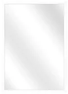 Lustra - Białe prostokątne lustro aluminiowe A4-C59 - miniaturka - grafika 1
