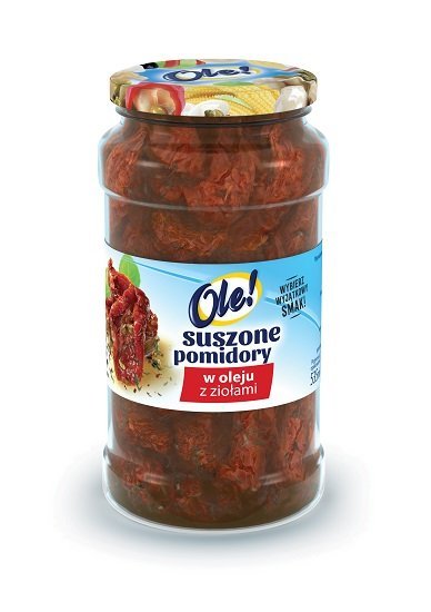 Suszone pomidory w oleju z ziołami 535ml
