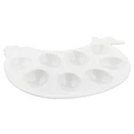 Talerze - Talerz porcelanowy do jaj Florina Kurka 26,5 x 20,5 x 2 cm - miniaturka - grafika 1