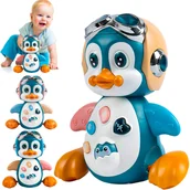 Zabawki interaktywne dla dzieci - Pingwin Edukacyjny Tańczący Grający Tańczący - miniaturka - grafika 1