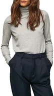 Koszulki i topy damskie - Pepe Jeans Deborah Koszulka damska, Szary, XL - miniaturka - grafika 1