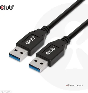 CLUB3D CAC-1409 kabel USB USB 3.2 Gen 2 (3.1 Gen 2) 0,5 m USB A Czarny - Kable USB - miniaturka - grafika 1