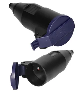 Gniazdo Warsztatowe 2P+Z z Uziemieniem z Klapką - Gniazdka elektryczne - miniaturka - grafika 1