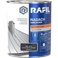 Farby zewnętrzne - Farba na dach Rafil Radach szary anracytowy RAL7016 0,75l - miniaturka - grafika 1