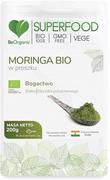 Suplementy naturalne - MedicaLine Moringa bio w proszku 200g BeOrganic moringa oleifera MC160 - miniaturka - grafika 1