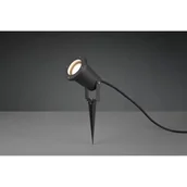 Lampy ogrodowe - Trio Ubangi 800260142 lampa ogrodowa wbijana IP65 1x28W GU10 antracyt - miniaturka - grafika 1