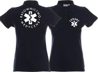 Odzież robocza - Promostars LPP - Koszulka Polo damska LEKARZ granatowa - miniaturka - grafika 1