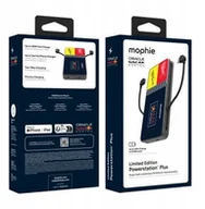 Powerbanki - Powerbank Mophie Powerstation Plus 10K Red Bull Racing 10000mAh z wbudowanym kablem USB-C oraz Lightning - miniaturka - grafika 1