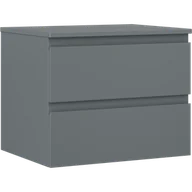 Szafki łazienkowe - Mexen Orio szafka łazienkowa podumywalkowa 60 cm z blatem, 2 szuflady, grafit mat - 91A10-06047-2-BFFC66 - miniaturka - grafika 1