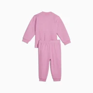 Spodnie sportowe męskie - Komplet dresowy dziewczęcy Puma MINICATS SQUAD FL INF różowy 68333248 - miniaturka - grafika 1