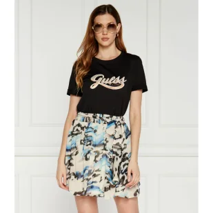 GUESS T-shirt | Regular Fit - Koszulki i topy damskie - miniaturka - grafika 1
