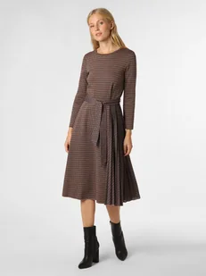 Max Mara Weekend Sukienka damska Kobiety brązowy|niebieski w kratkę, S - Sukienki - miniaturka - grafika 1