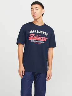 Jack & Jones Koszulka w kolorze granatowym - Koszulki męskie - miniaturka - grafika 1