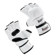 Rękawice bokserskie - Allright RĘKAWICE MMA PRO ROZM XXL BIAŁ PU SW02515 - miniaturka - grafika 1