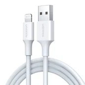 Kable - Kabel Lightning do USB UGREEN 2.4A US155, 1.5m (biały) - miniaturka - grafika 1