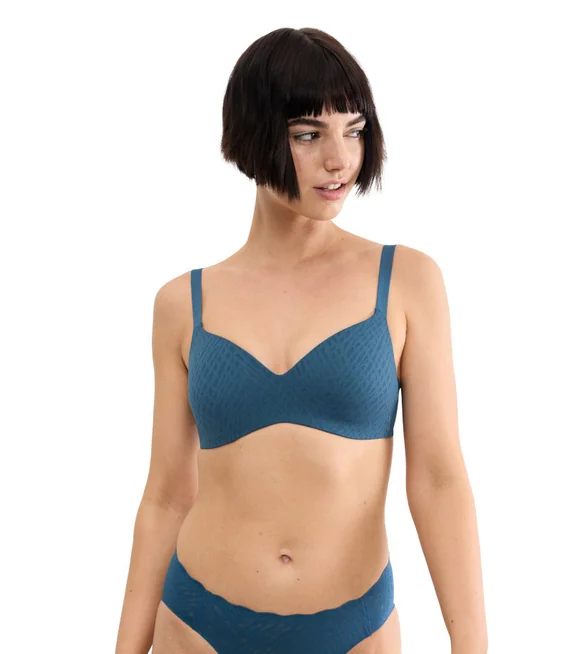 Biustonosz usztywniany bez fiszbin sloggi ZERO Feel Bliss THE UP T-Shirt Bra-M