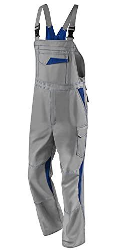 Kubler 33473411-9546-58 ogrodniczki obraz sukienka rozmiar 58 w kolorze szarym/chabrowy niebieski