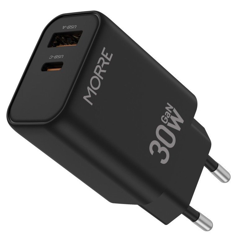 ŁADOWARKA Sieciowa Podróżna GaN USB USB-C 30W SZYBKIE ŁADOWANIE Kostka M301