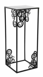 Nowoczesny stojący kwietnik 60 cm czarny - Kwietniki - miniaturka - grafika 1