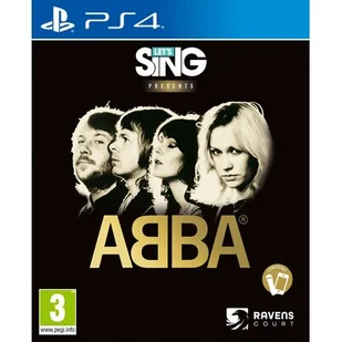 Let's Sing ABBA + 2 mikrofony GRA PS4 - Gry PlayStation 4 - miniaturka - grafika 1