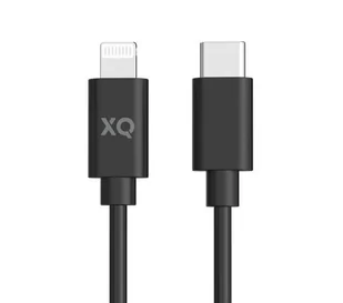 Xqisit Lightning - USB C 2.0 1,5m (czarny) - Akcesoria do tabletów i e-booków - miniaturka - grafika 1