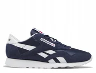 Buty sportowe męskie - Buty męskie Reebok Classic Nylon granatowe sneakers 100009276 45 - miniaturka - grafika 1