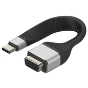 Adaptery i przejściówki - Techly ICOC-USBC-VGA adapter kablowy 0,12 m USB Type-C VGA (D-Sub) - miniaturka - grafika 1