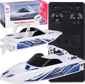 Modele zdalnie sterowane - Jokomisiada Zdalnie sterowany Jacht dla dzieci Zabawka Łódka na pilota do wody RC0671 - miniaturka - grafika 1