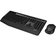 Myszki - Logitech Wireless Combo MK345 klawiatura Dołączona myszka Uniwersalne USB Francuski Czarny - miniaturka - grafika 1