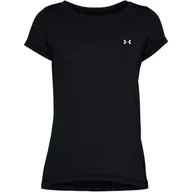 Koszulki sportowe damskie - Koszulka damska Under Armour HeatGear HG SS Black S - miniaturka - grafika 1