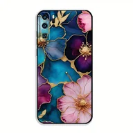 Etui i futerały do telefonów - TEMU Etui na Telefon z Motywem Kwiatów w Kolorach Czerwonym, Niebieskim i Fioletowym dla for huawei P40 P30 Lite P30Pro Kompatybilne z Honor X7B X9B - miniaturka - grafika 1