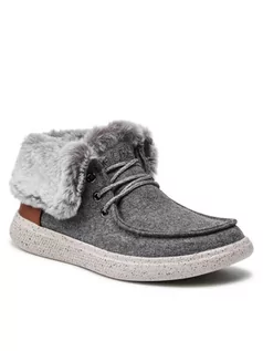 Botki damskie - Skechers Botki Cotton Tails 113446/GRY Szary - grafika 1