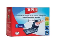 Środki czyszczące do komputerów - Apli Chusteczki do czyszczenia ekranów TFT/LCD 2x20szt AP11828 - miniaturka - grafika 1