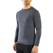 Pozostała odzież narciarska - Viking, Bielizna męska, Lan Man Longsleeve, szara, Rozmiar M - miniaturka - grafika 1