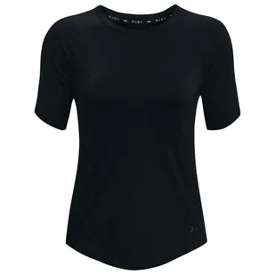 Koszulka damska Under Armour  Rush SS Black L - Koszulki sportowe damskie - miniaturka - grafika 1