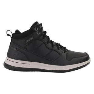 Buty na co dzień męskie SKECHERS DELSON SELECTO na zimę wysokie skóra - Buty trekkingowe męskie - miniaturka - grafika 1