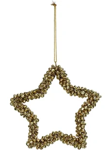 Kersten Dekoracyjna zawieszka "Star" w kolorze złotym - 16 x 16 cm - Ozdoby bożonarodzeniowe - miniaturka - grafika 1
