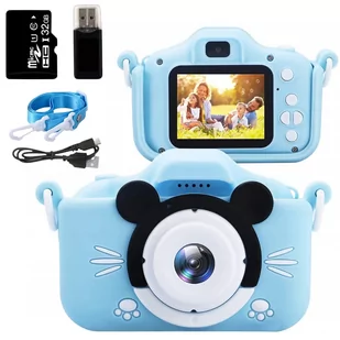 Bambino, Mickey z Kartą Pamięci 32GB, Niebieski - Aparaty Cyfrowe - miniaturka - grafika 2