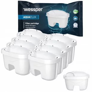 8X Wessper Aquaflux Filtr Do Dzbanków: Brita, Aquaphor, Wessper, Dafi (Zamiennik) - Wkłady filtrujące - miniaturka - grafika 1