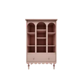 Szafy i szafki dla dzieci - Regał retro różowy babushka - miniaturka - grafika 1