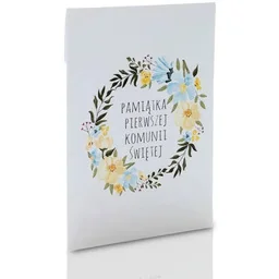 Koperta na zdjęcia A4 21x30 Komunia Wianek - Pamiątka Pierwszej Komunii Świętej - miniaturka - grafika 1