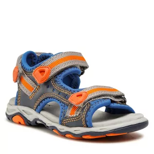 Buty dla chłopców - Sandały KICKERS - Kiwi 558522-30-53 M Bleu Marine Orange - grafika 1