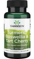 Suplementy naturalne - Swanson - Kurkuma, Boswellia & Wiśnia, 60 kapsułek - miniaturka - grafika 1