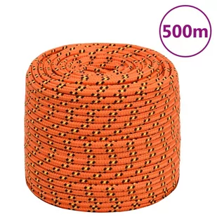 Linka żeglarska, pomarańczowa, 8 mm, 500 m, polipropylen - Żeglarstwo - miniaturka - grafika 1